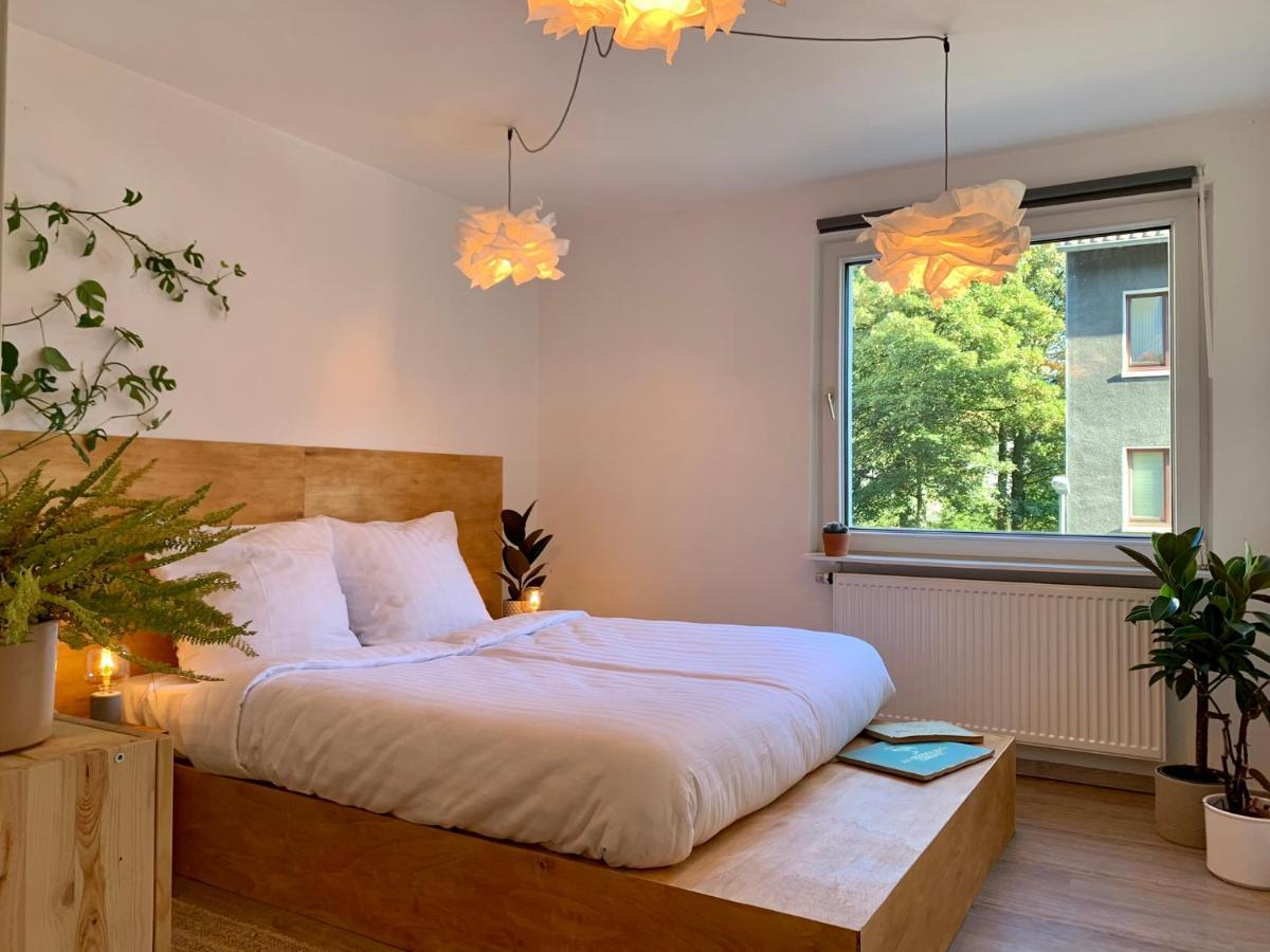 Greenbnbs: Gemutliches Design Apartment Essen Bagian luar foto